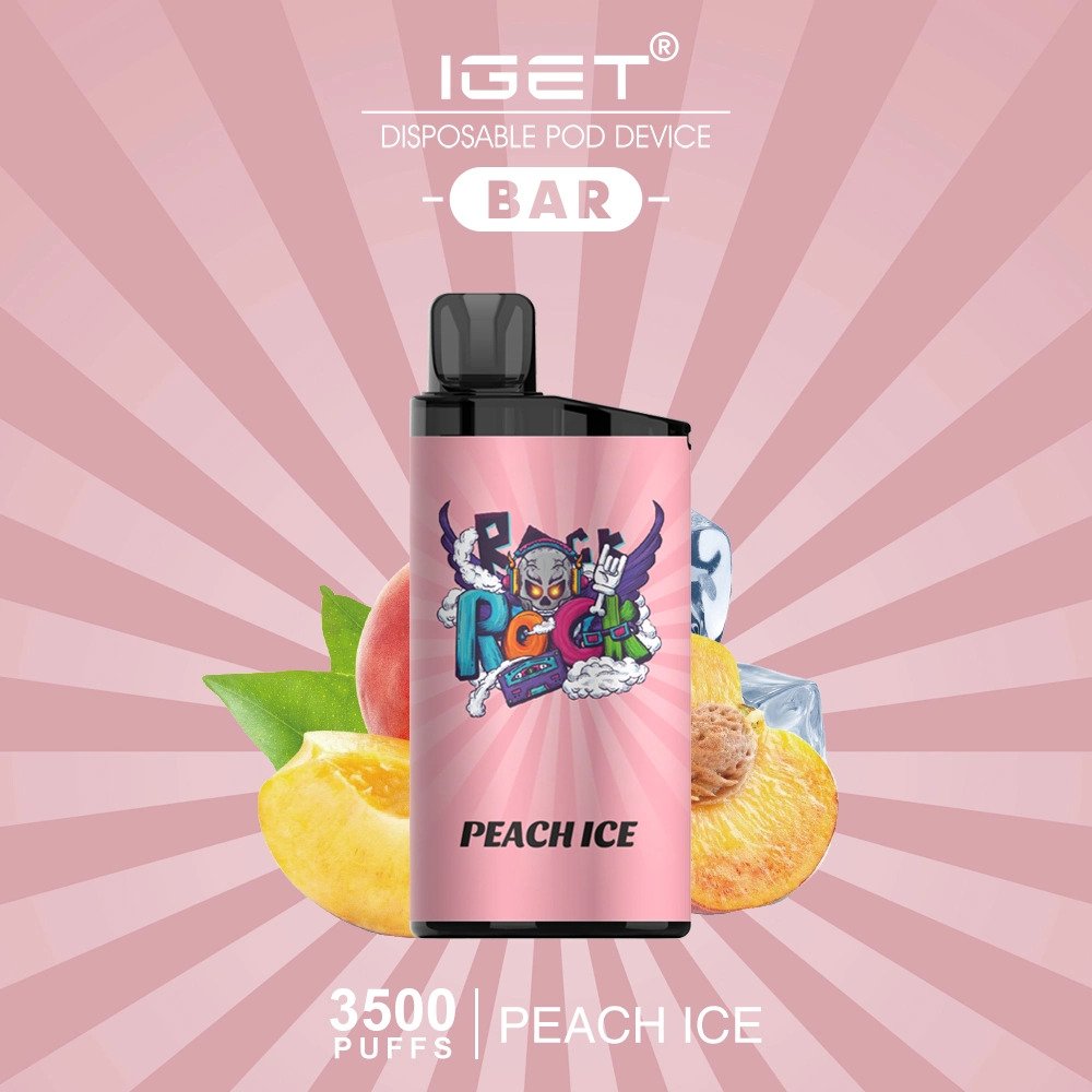 PEACH ICE – IGET BAR – 3500 PUFFS